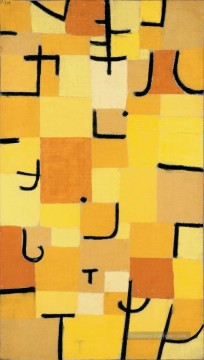  jaune tableaux - Personnages en jaune Paul Klee